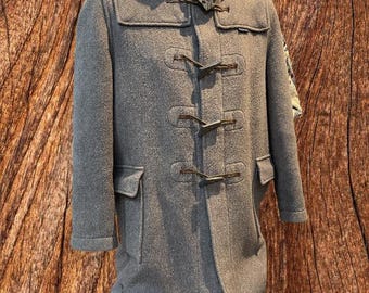 Gloverall Vintage 60s Camel Brown Wool Blend Duffle Coat - Etsy