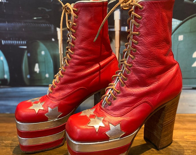 mens 70s platform boots