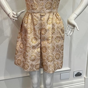 Vintage 1960s lurex mini dress! Fully lined, stunning!