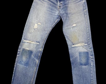 Vintage Grunge Levis 505,s Denim