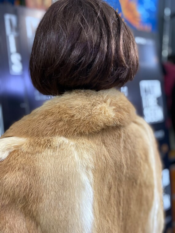 French Lapin Fur Crop Jacket - image 3