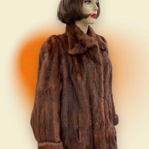 Vintage Mink Fur Coat Vintage Fifties Mink Full Length Fur Coat