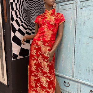 Cheongsam Vintage Kleid.