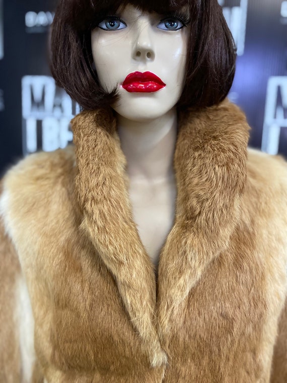 French Lapin Fur Crop Jacket - image 4