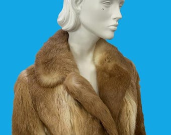 Vintage 60,s Lapin Full Fur Coat Hodders Lapin Fur Coat