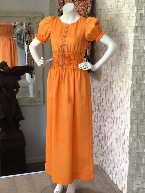 Vintage seventies boho hippie maxi