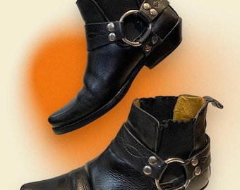 Vintage 90's/00's Harley Davidson Motorcycles Black Leather