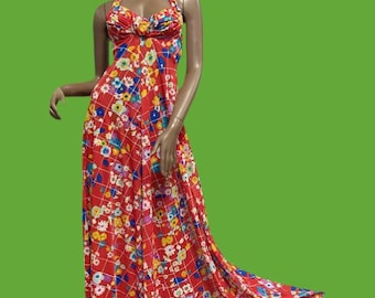 70,s Vintage Halter Neck Maxi and Jacket …Vintage Summer Maxi