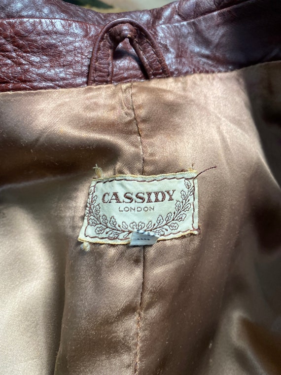 Authentic Carnaby St . Mod Leather Jacket. - image 8