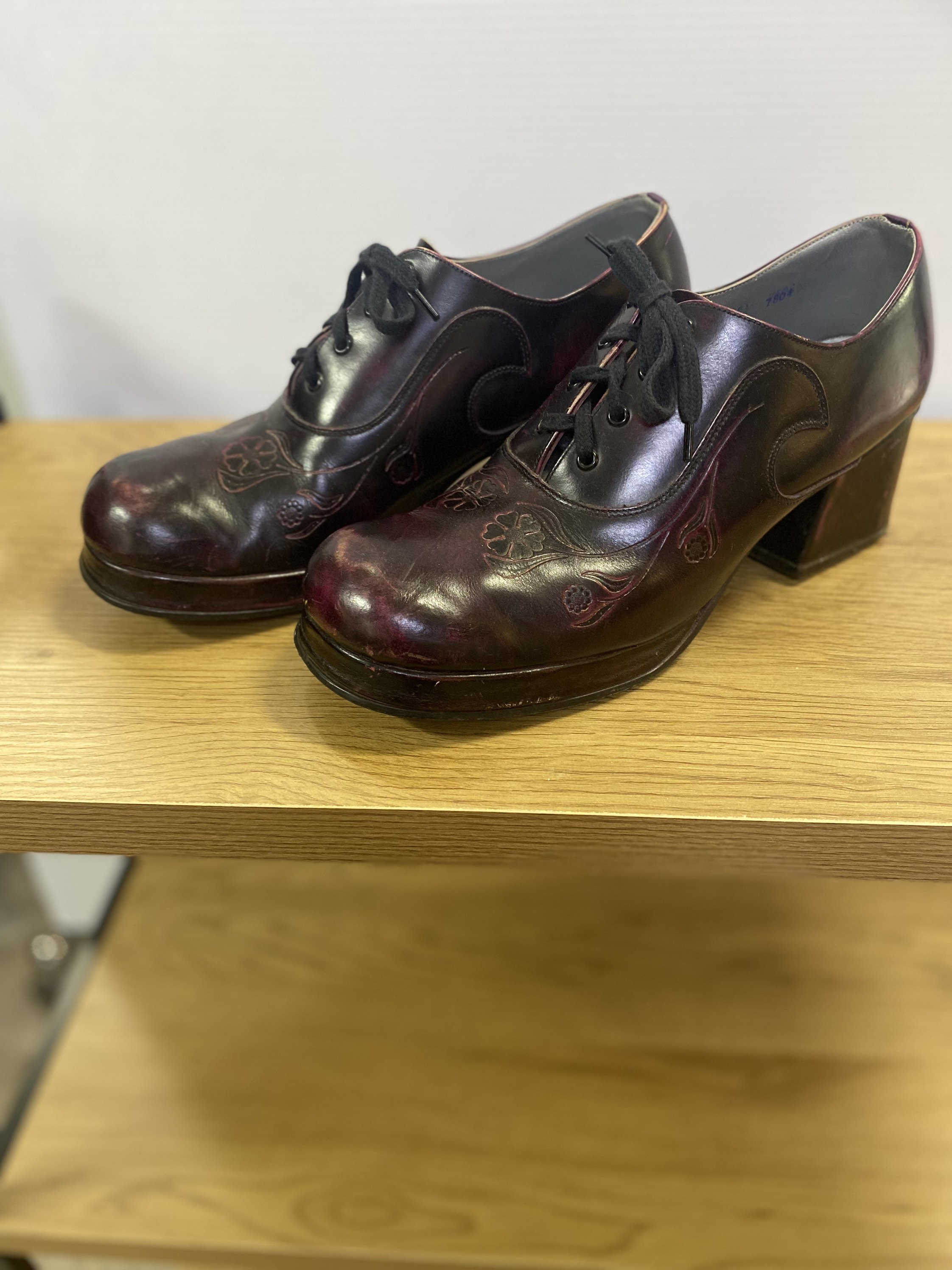 Mens 70s Platform Shoes - Etsy