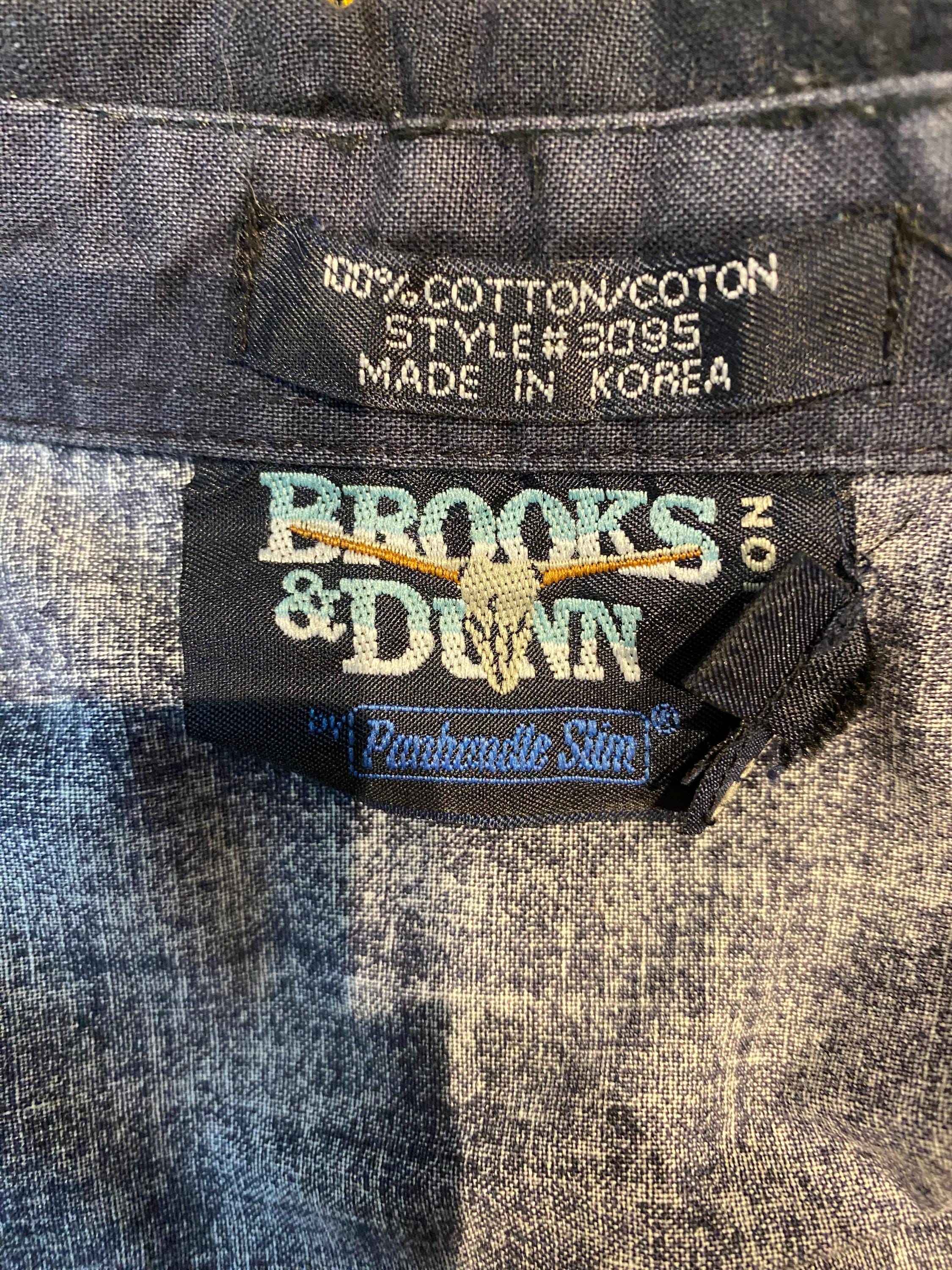Vintage Brooks Dunn Lightning Western Shirt by Panhandle Slim - Etsy