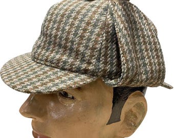 Genuine Wool Lock & Co Hatters Tweed Deerstalker Hat in Lovely