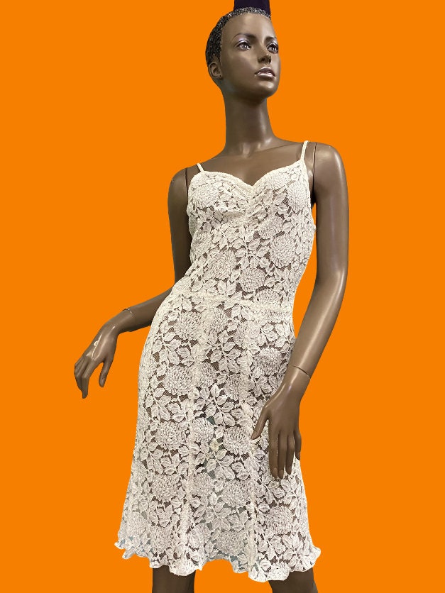 Dior white lace dress sale
