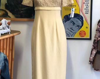 Vintage sixties maxi Madmen dress