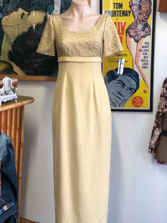 Vintage sixties maxi Madmen dress