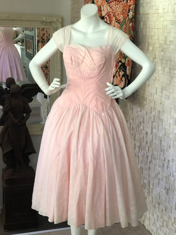Vintage fifties prom dress