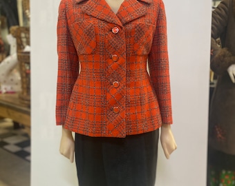 Vintage sixties Madmen wool jacket