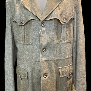 70,s Vintage Hip Safari Jacket