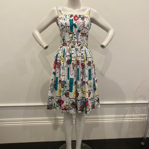 Fifies style dress rockabilly style dress Dance dress