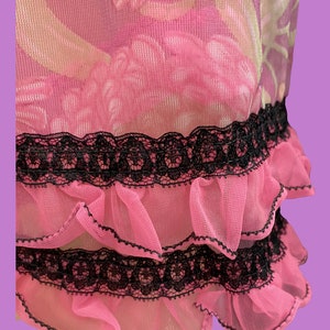 Naughty Vintage Fembot Negligee Baby Doll Nightie