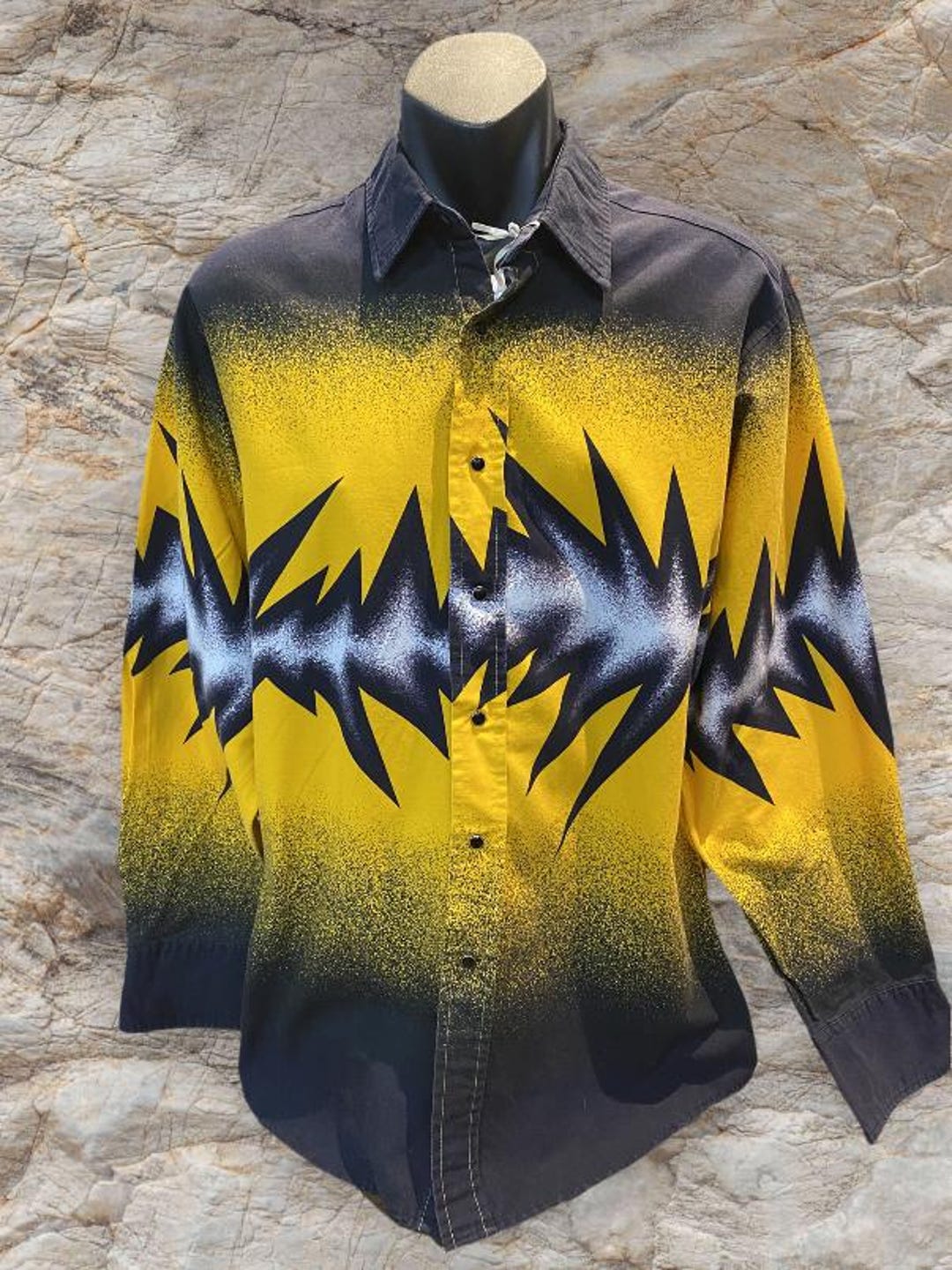 Vintage Brooks Dunn Lightning Western Shirt by Panhandle Slim