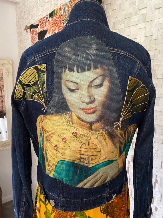 Vintage upcycled denim Tretchikof jacket
