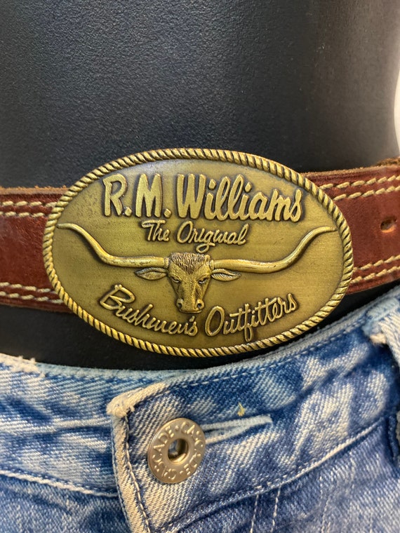 R M Williams Cowhide Belt - image 4