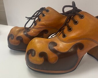 mens disco platform shoes