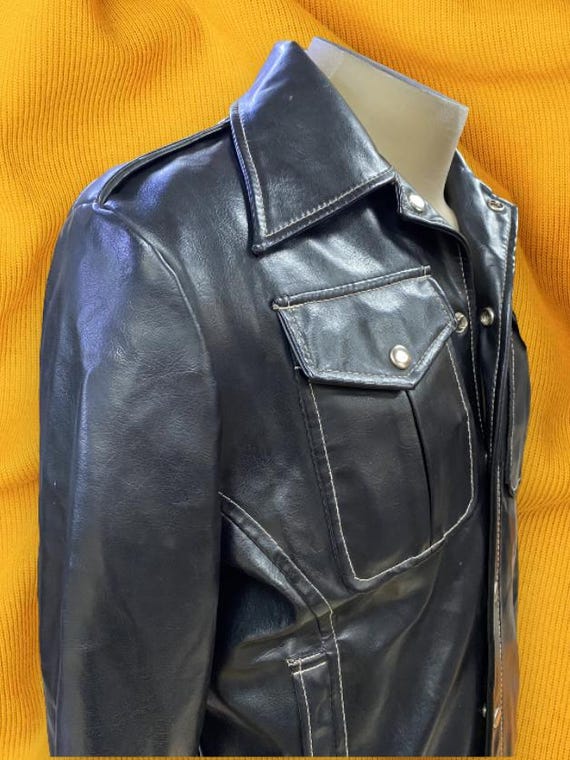 Vegan Leather Biker Jacket Biker Jacket Cruising Black Vegan Leather Biker Jacket Biker Jacket Cruising Black