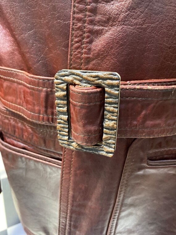 Authentic Carnaby St . Mod Leather Jacket. - image 7