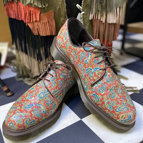 DOC MARTENS Paisley Shoes SOLD