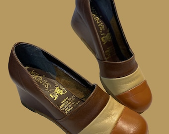 Seventies shoes Mod shoes platform Wedges