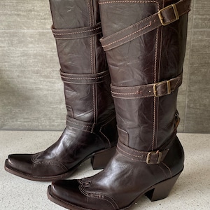 Vintage cowboy western Wrangler boots