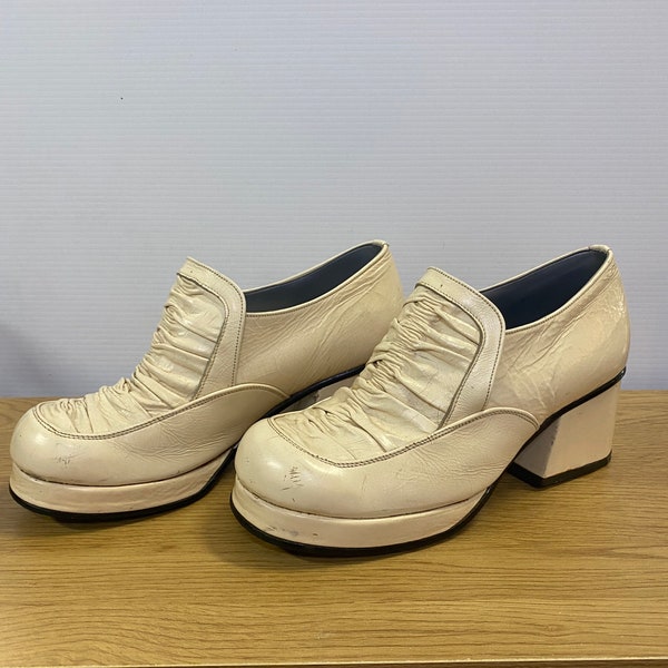 mens disco platform shoes