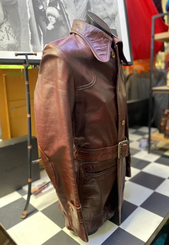 Authentic Carnaby St . Mod Leather Jacket. - image 4