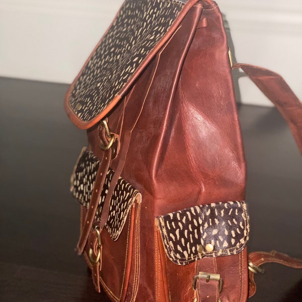 Pony Hair Backpack Etsy