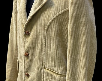 70,s Vintage Mens Corduroy Sports Jacket