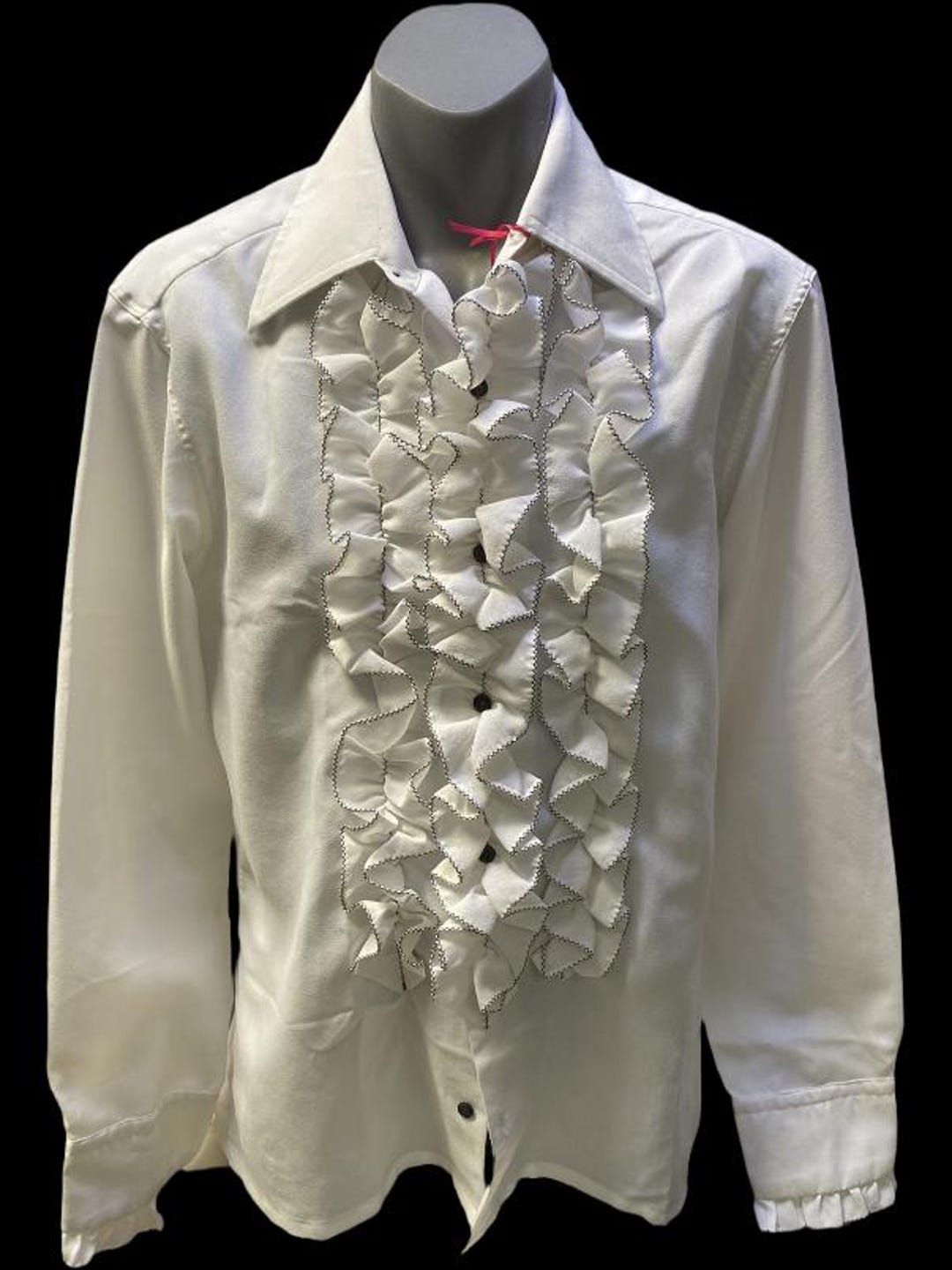 Vintage Ruffle Dress Shirt !… Kinks Beau Brummell Frilled Shirt - Etsy