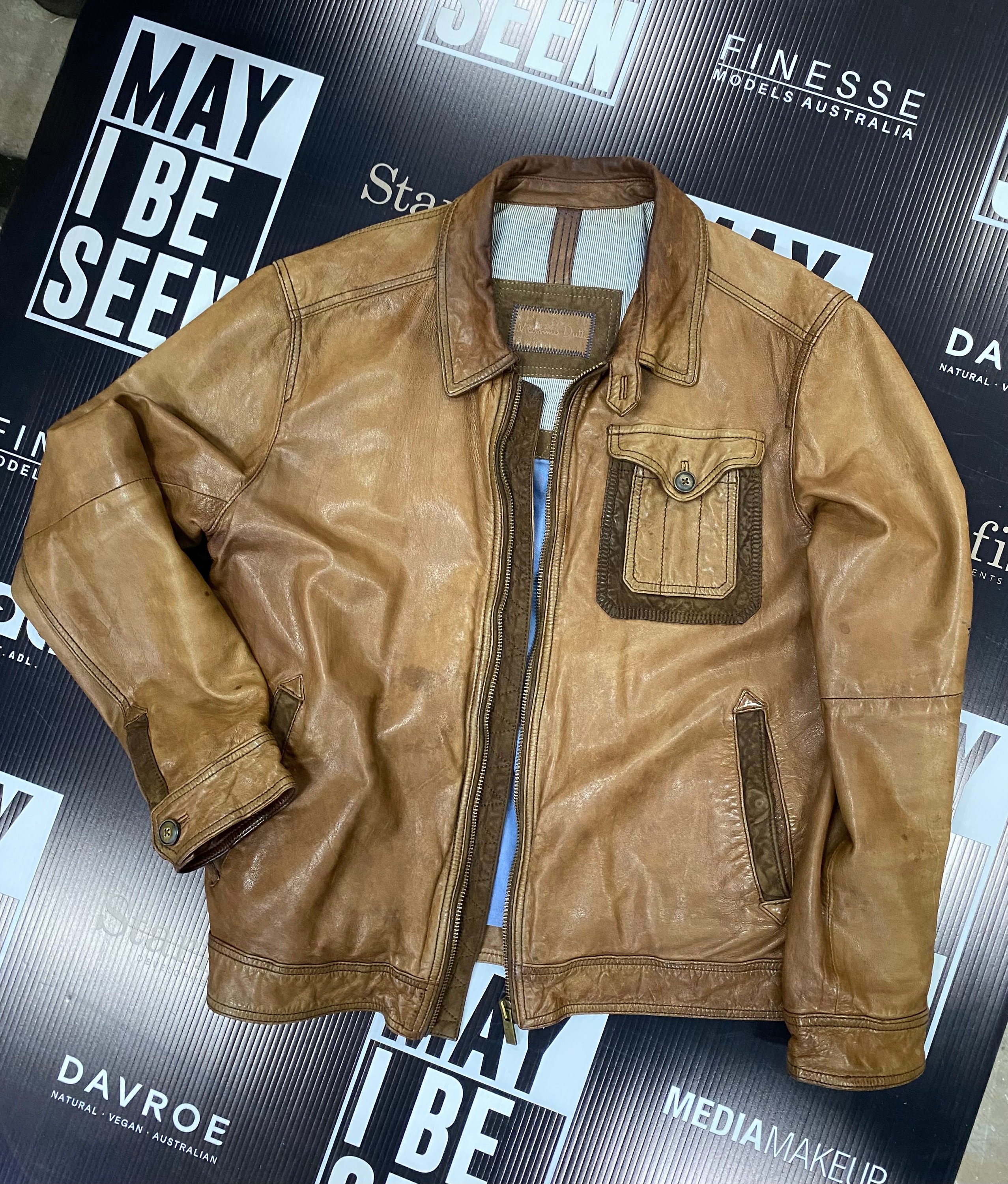 ♠tmtc5768【マッシモデュッティ】ヴィンテージ　革ジャン　ビッグ il_340x270.5176089595_6lid.jpg