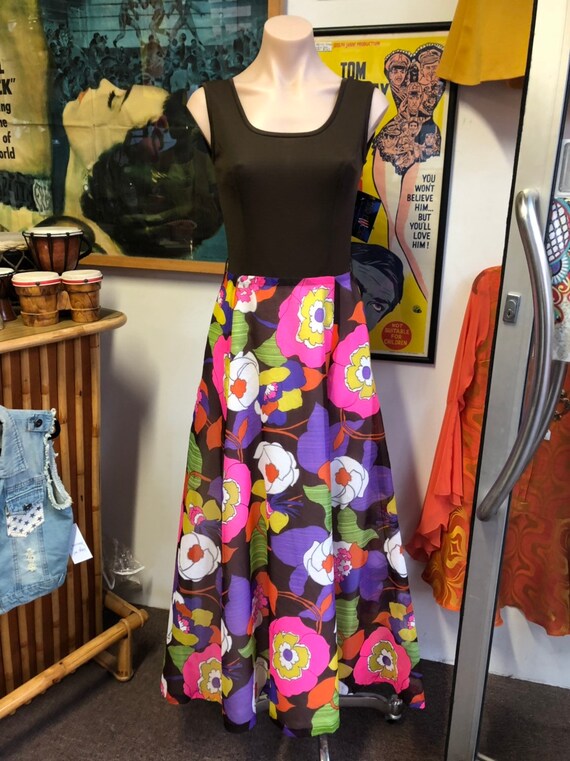 1970s maxi dress