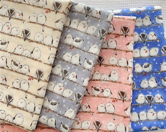 Little Bird Made in Japan KOKKA Double Gauze Fabric by Half Yard