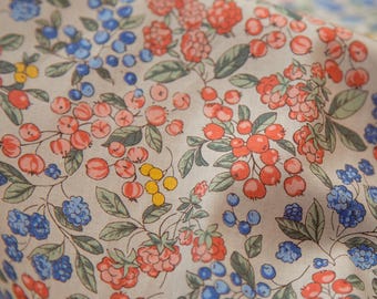 Tissu en coton HOKKOH 60 fils coloré fabriqué au Japon par demi-mètre