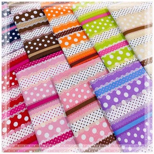 Cute Home Fabric Patchwork Pattern Made in Japan KOKKA Plain Cotton Fabric by Half Meter
