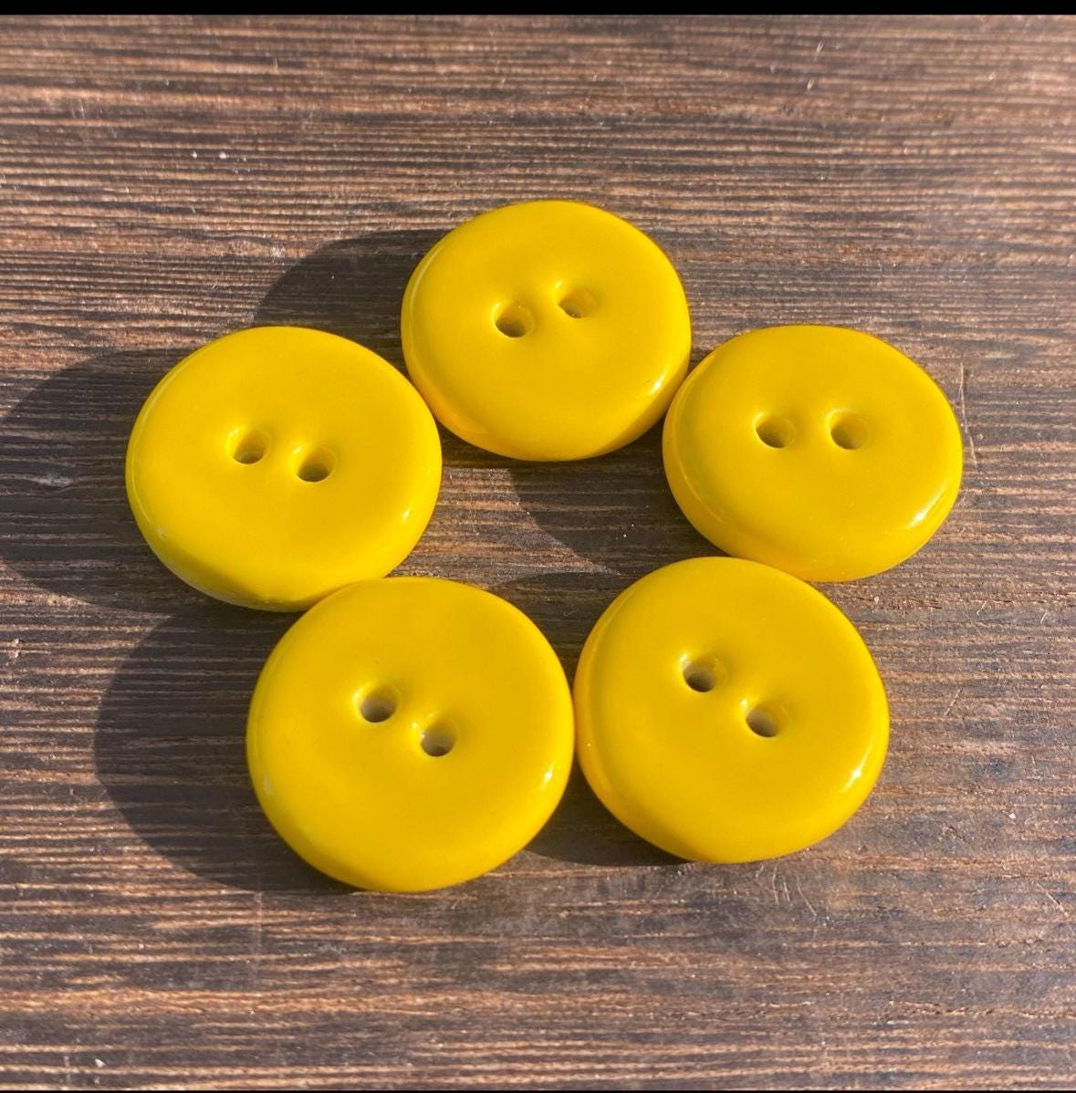 Ceramic Handmade Multi Colour Five 5 Buttons Handmade Ceramic Buttons ...