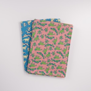Abstract cat Cartoon Plain Cotton 60 threads Made in Korea by Half yard