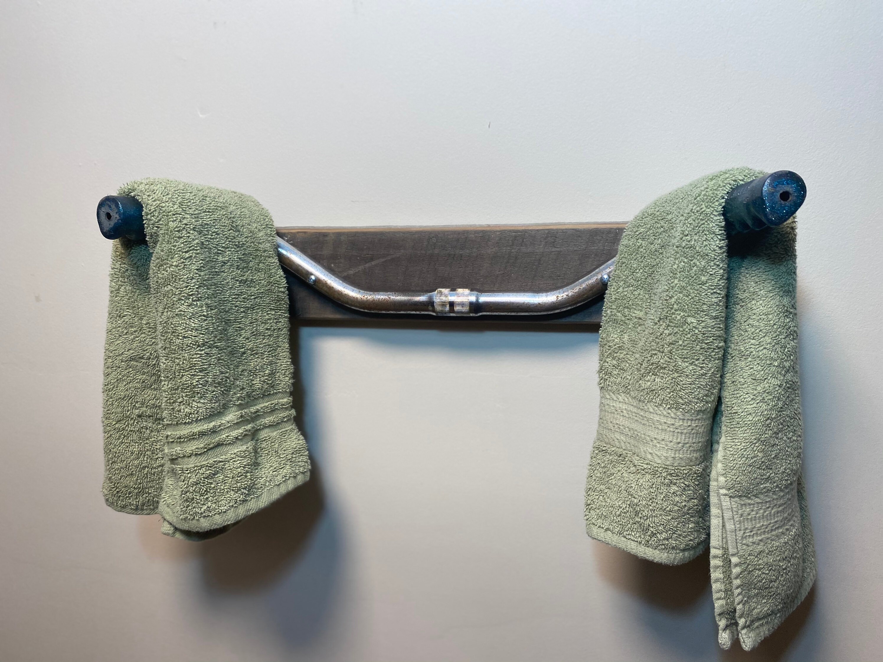 Vintage Bicycle Handlebar Towel Holder Etsy