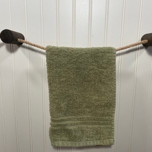 Wooden Dowel & Rope Hanger Set