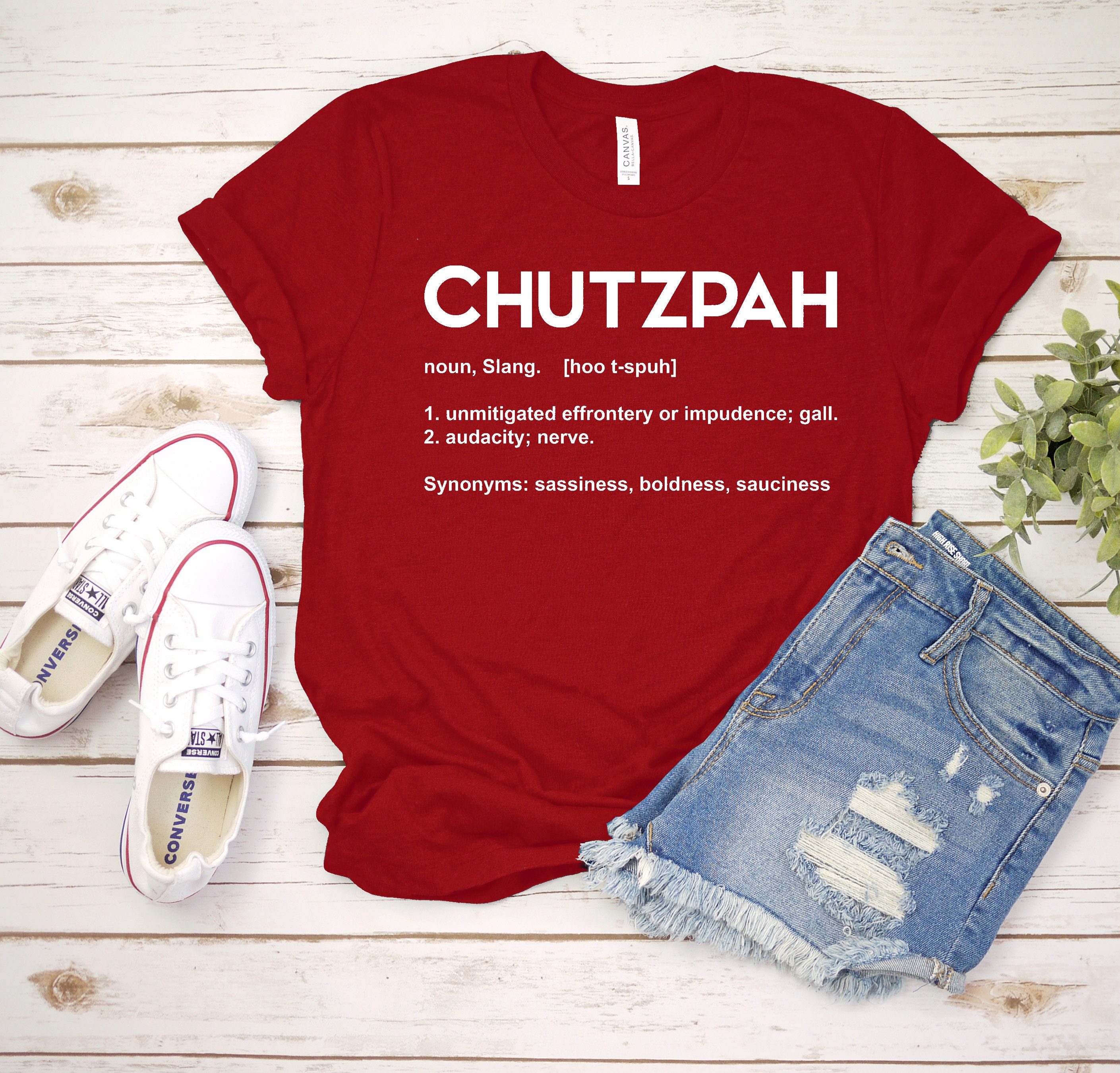 Chutzpah! Essential T-Shirt for Sale by afunnyjewishguy