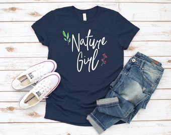 Nature Girl Shirt: Unisex Graphic Tee for Nature Lovers