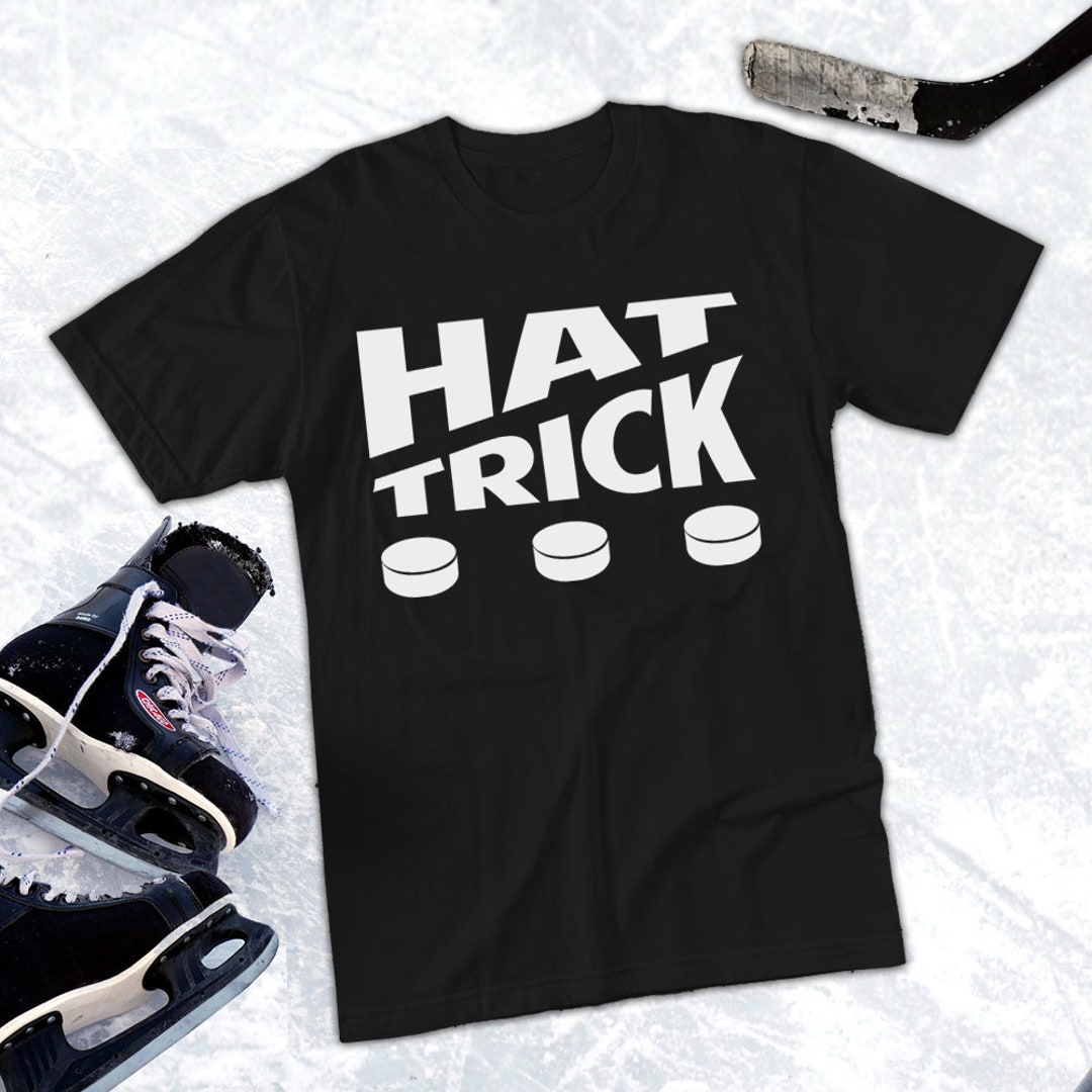 Hat Trick, Hockey Slang, Hockey Player, Hockey Shirt Men, Hockey Gifts